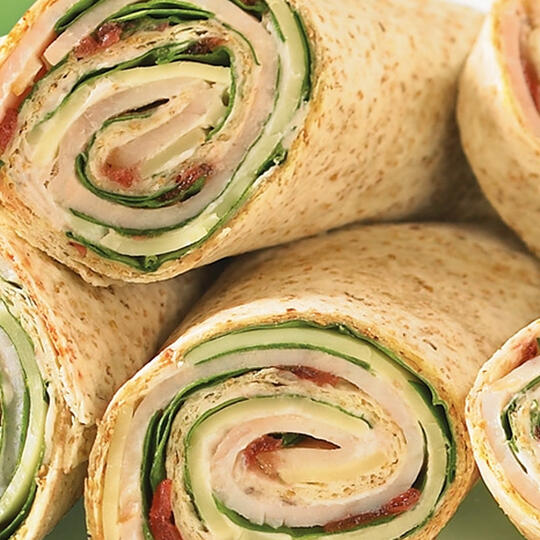 Turkey and Swiss Cheese Rolls Dempster's